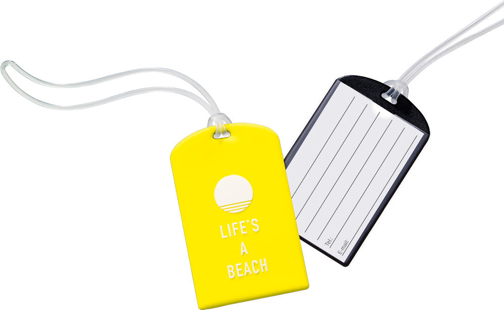 Farvede Glo Case ID Kuffert tags