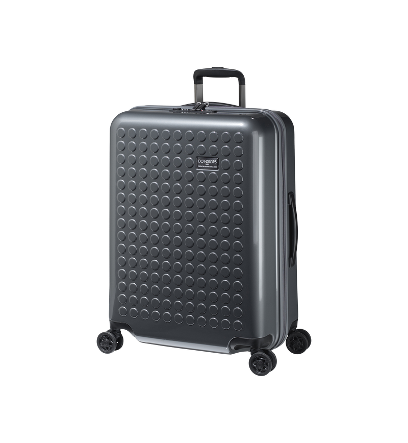 DOT-DROPS キャリーバッグ　グレー　13l Dot-Drops Suitcases