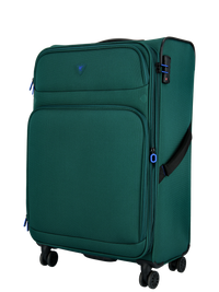 Stor Verage kuffert i grøn vinklet billede