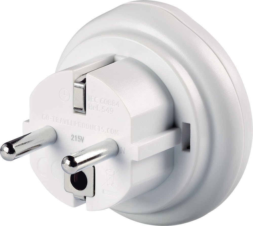 Go Travel Swiss/Italian - EU Adapter