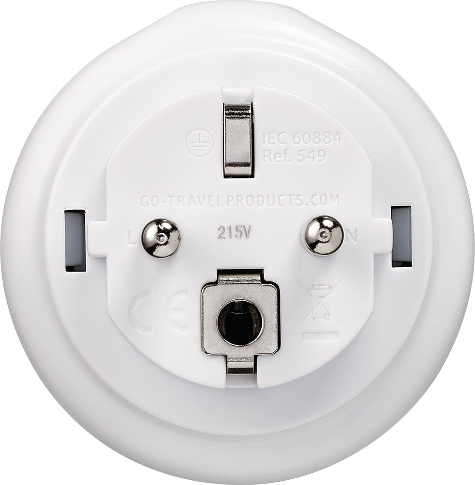 Go Travel Swiss/Italian - EU Adapter