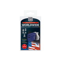 Go Travel Worldwide USB-A &amp; USB-C 