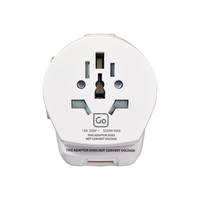 Go Travel Worldwide Adapter + USB 