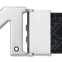MONTBLANC M BUCKLE BLUE 35 MM REVERSIBLE BELT