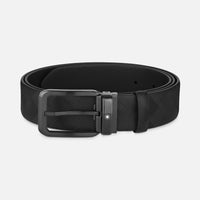 MONTBLANC BLACK 35 MM REVERSIBLE LEATHER BELT