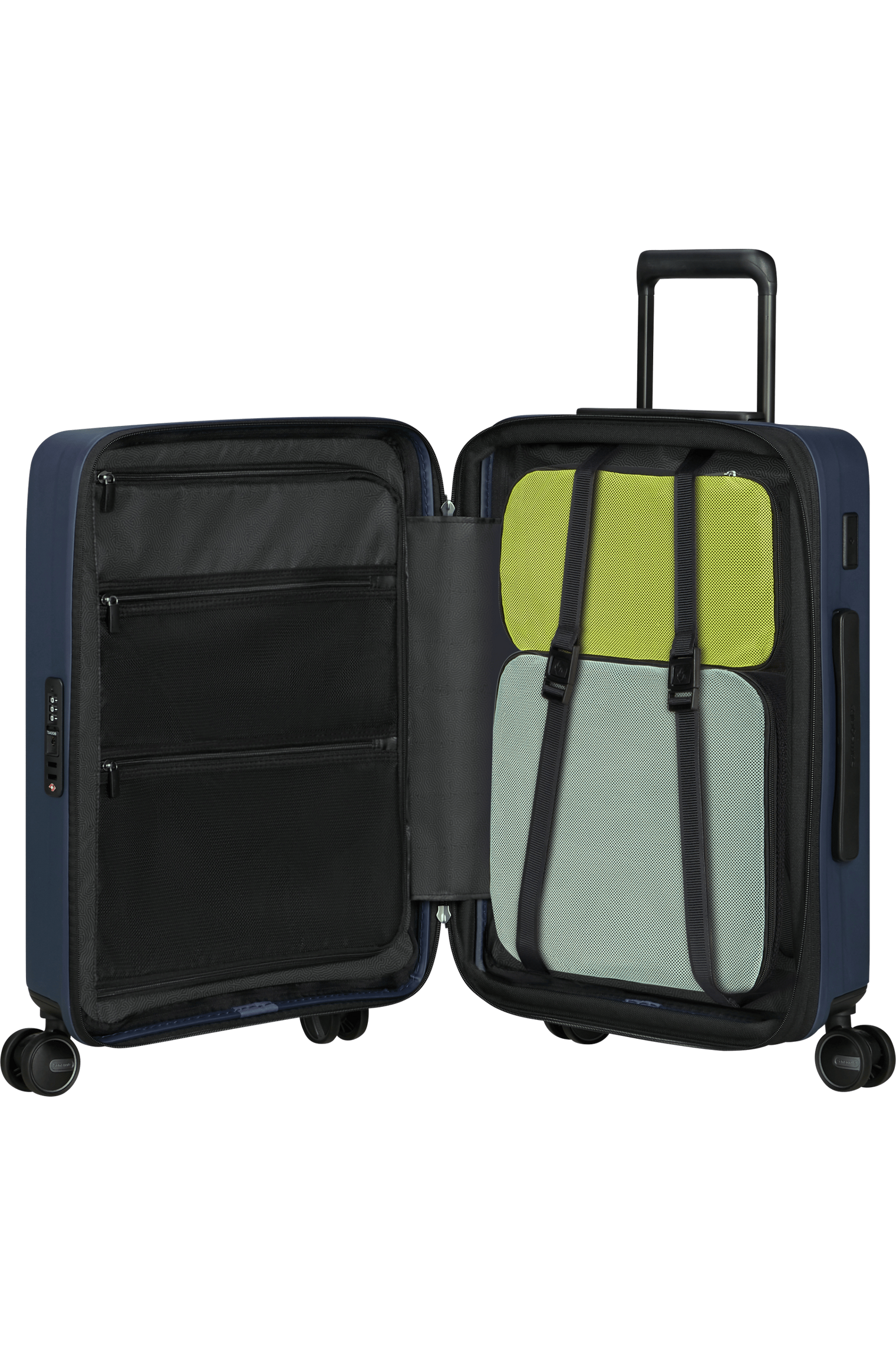 Samsonite Upscape Spinner 55 Cabin Suitcase with expansion