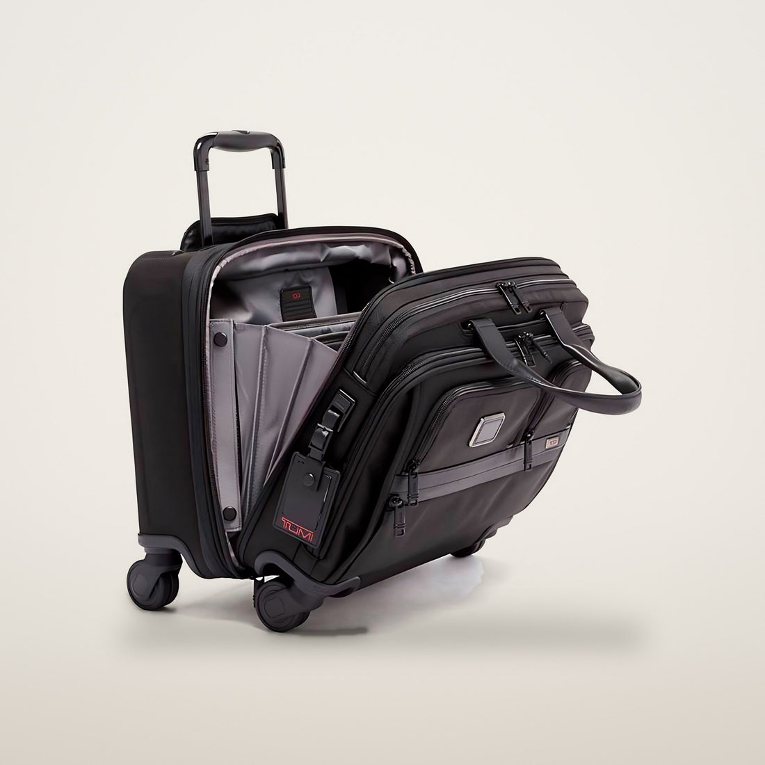 Tumi Alpha 3 Deluxe 4 Wheeled Laptop Case Brief