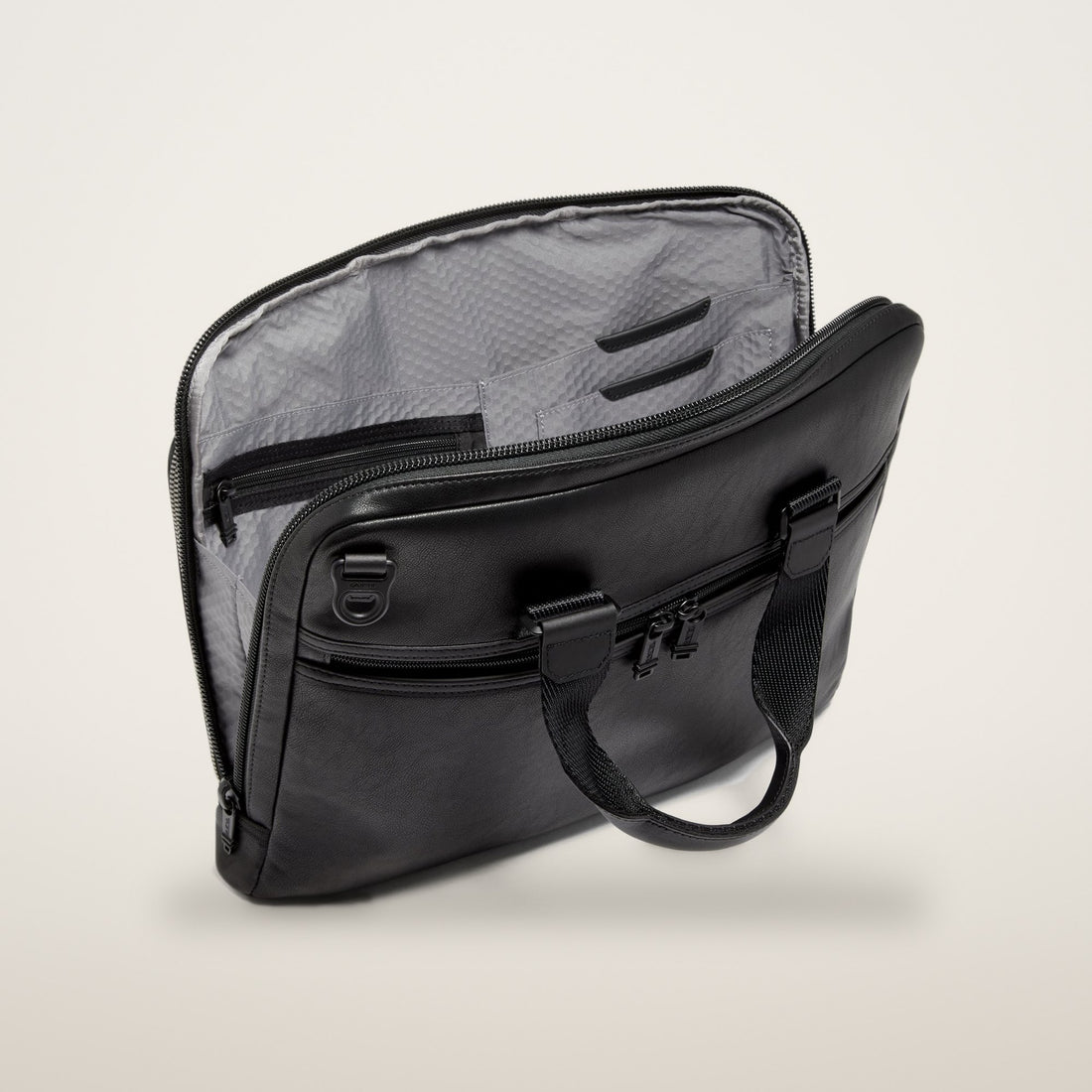 TUMI Alpha Bravo Academy Brief Black Leather