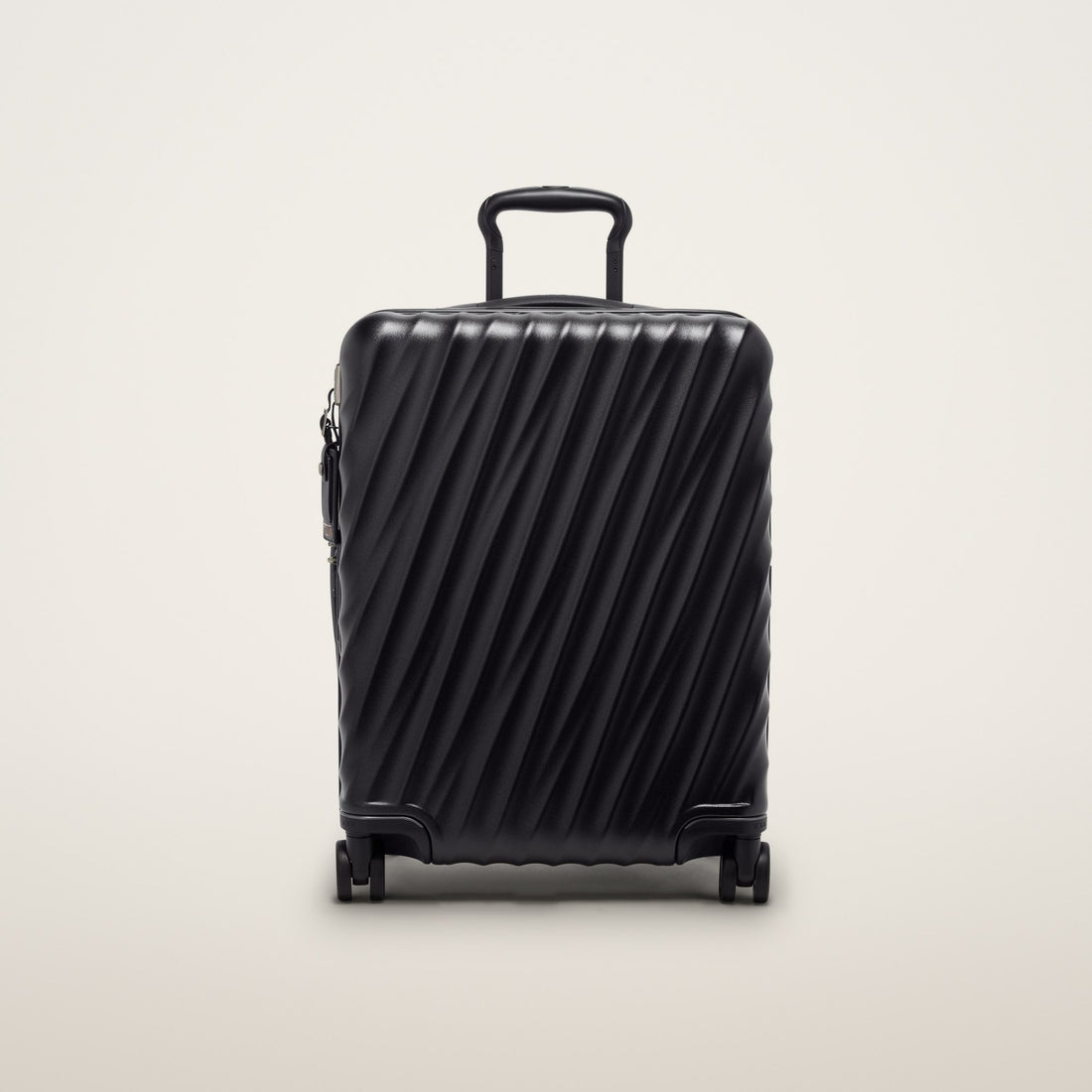 Tumi 19 Degree Polycarbonate Continental Expandable Carry On Black Texture Front