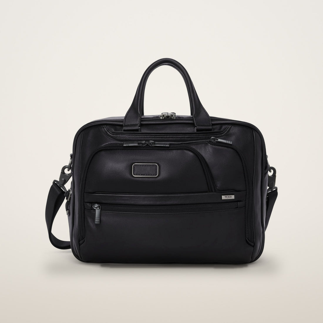 Tumi Alpha Medium 15" Expandable Briefcase Leather