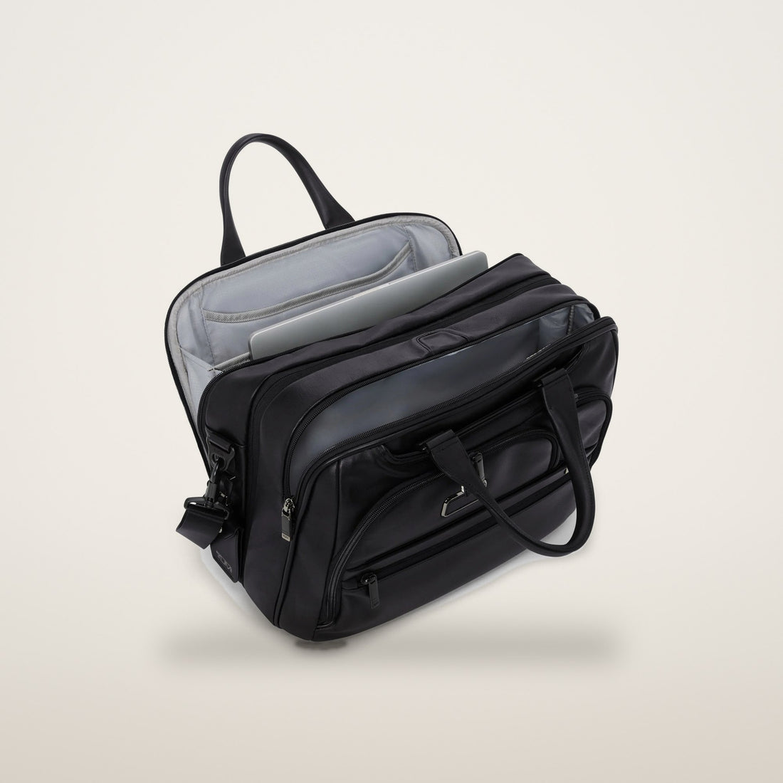Tumi Alpha Medium 15" Expandable Briefcase Leather