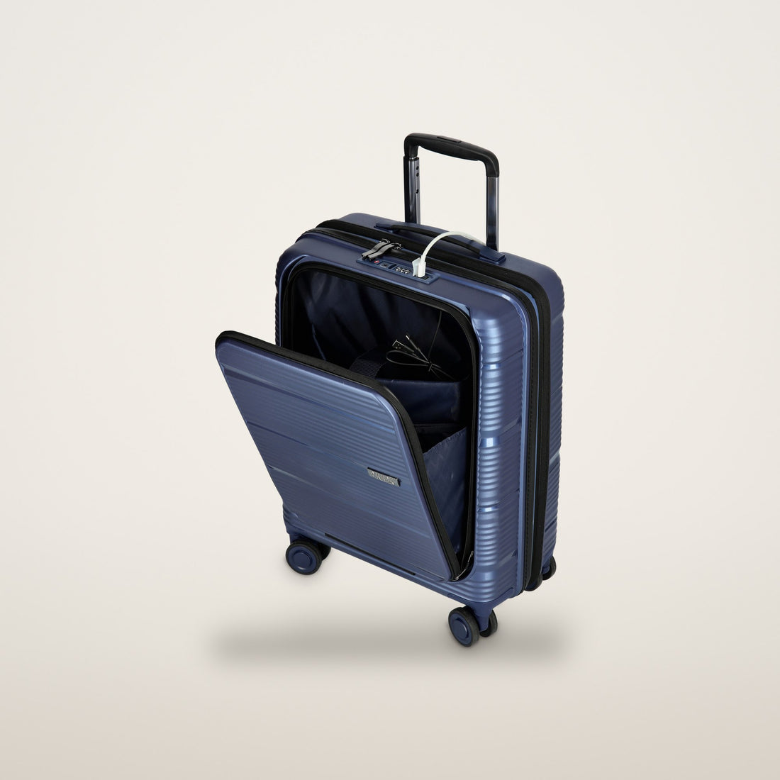 Wire KKDK Cabin Suitcase with front pocket and USB