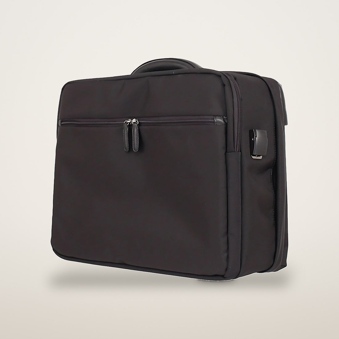 COX Laptop Briefcase Nylon Mellem – Archive Collection