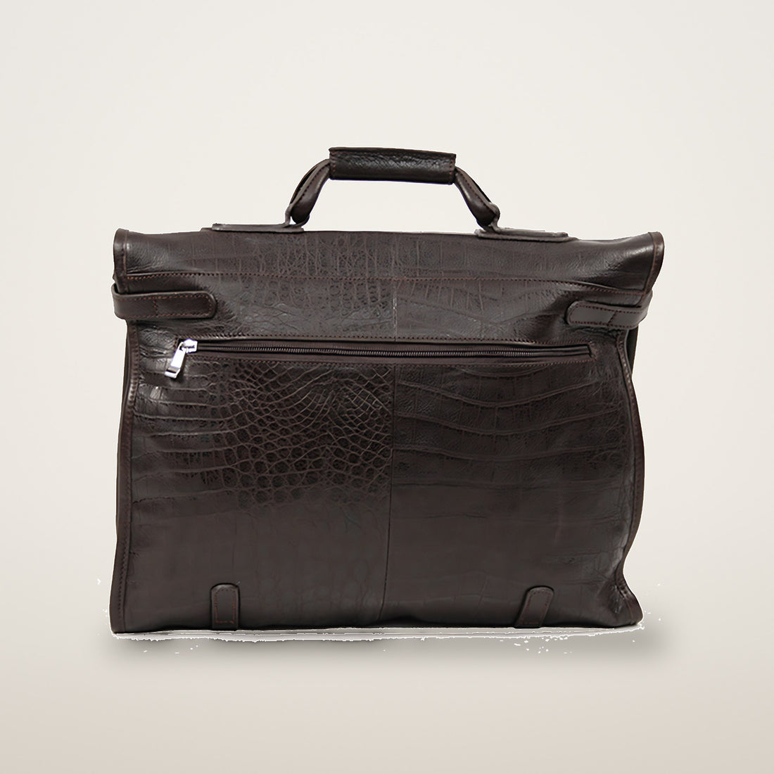 KKDK Briefcase Italian Croco Leather