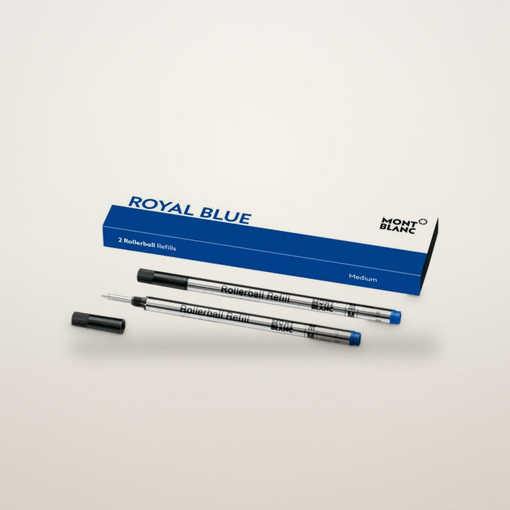 Montblanc 2 Rollerball Refills (M), Royal Blue