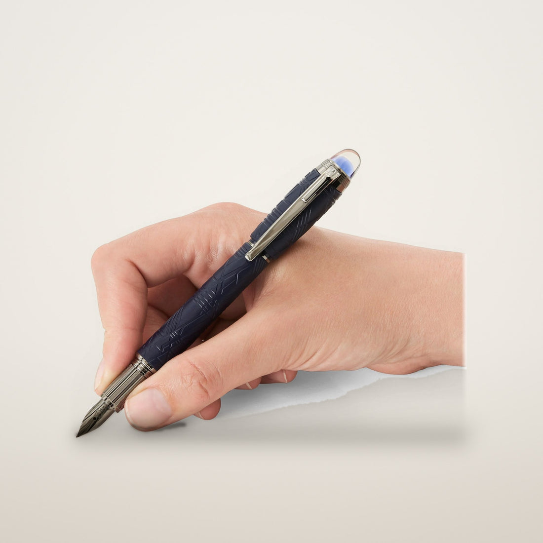 Montblanc Starwalker SpaceBlue Precious Resin Fountain Pen