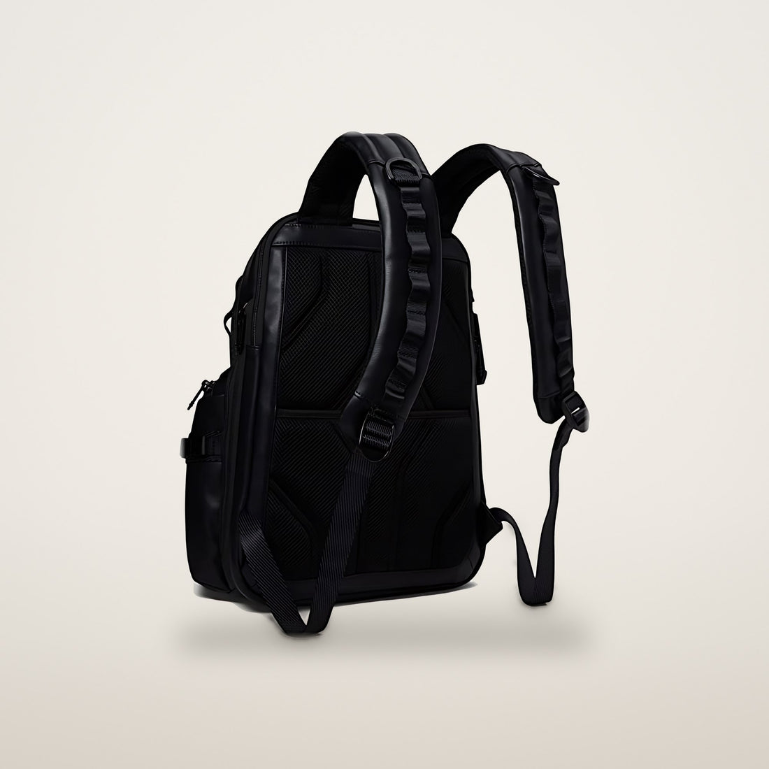 TUMI Alpha Bravo Navigation Backpack Black Leather