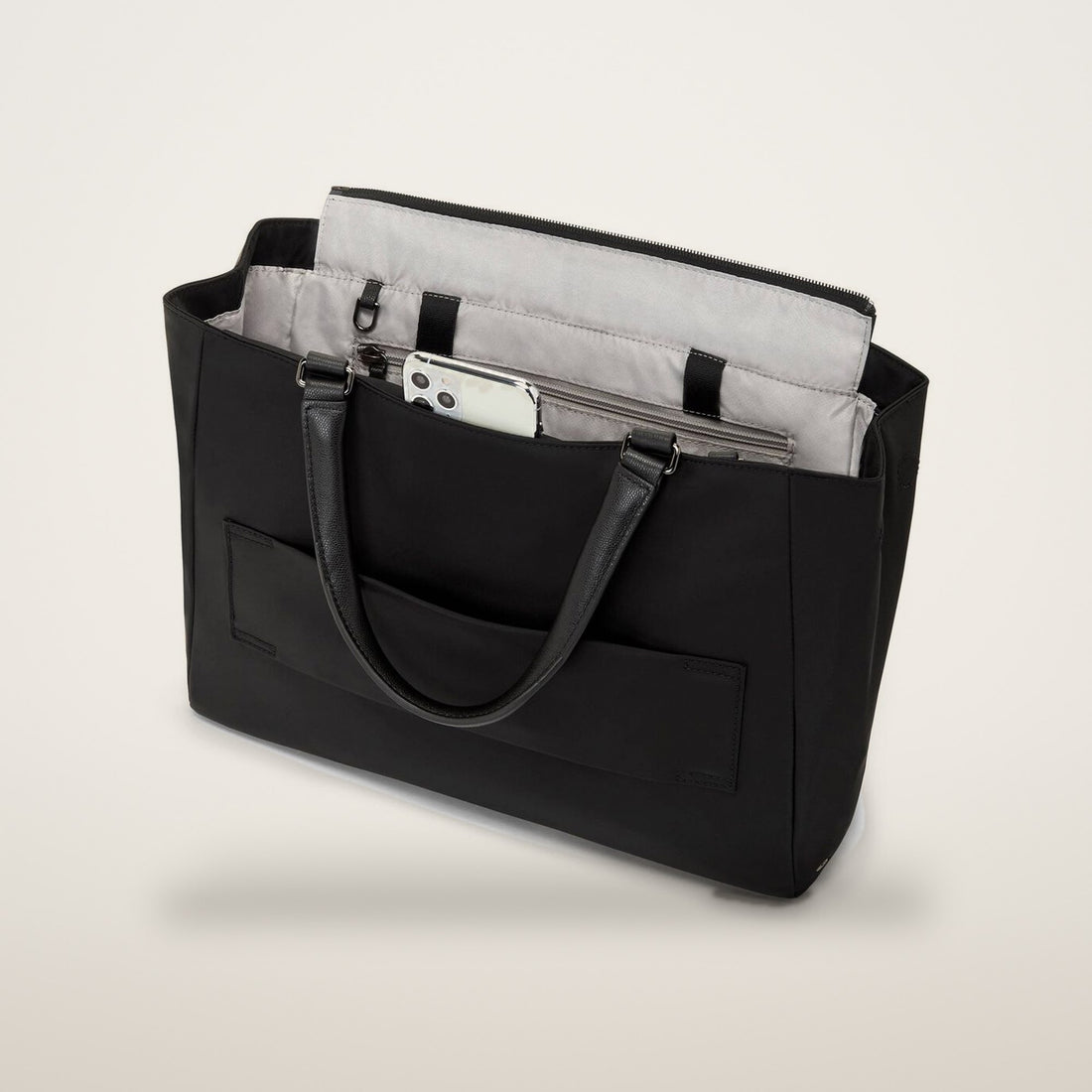 TUMI Voyageur Valetta Medium Tote Black Gunmetal additional view