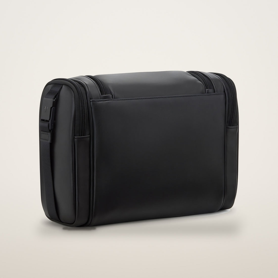 TUMI Alpha Hanging Travel Kit Black Leather detail view