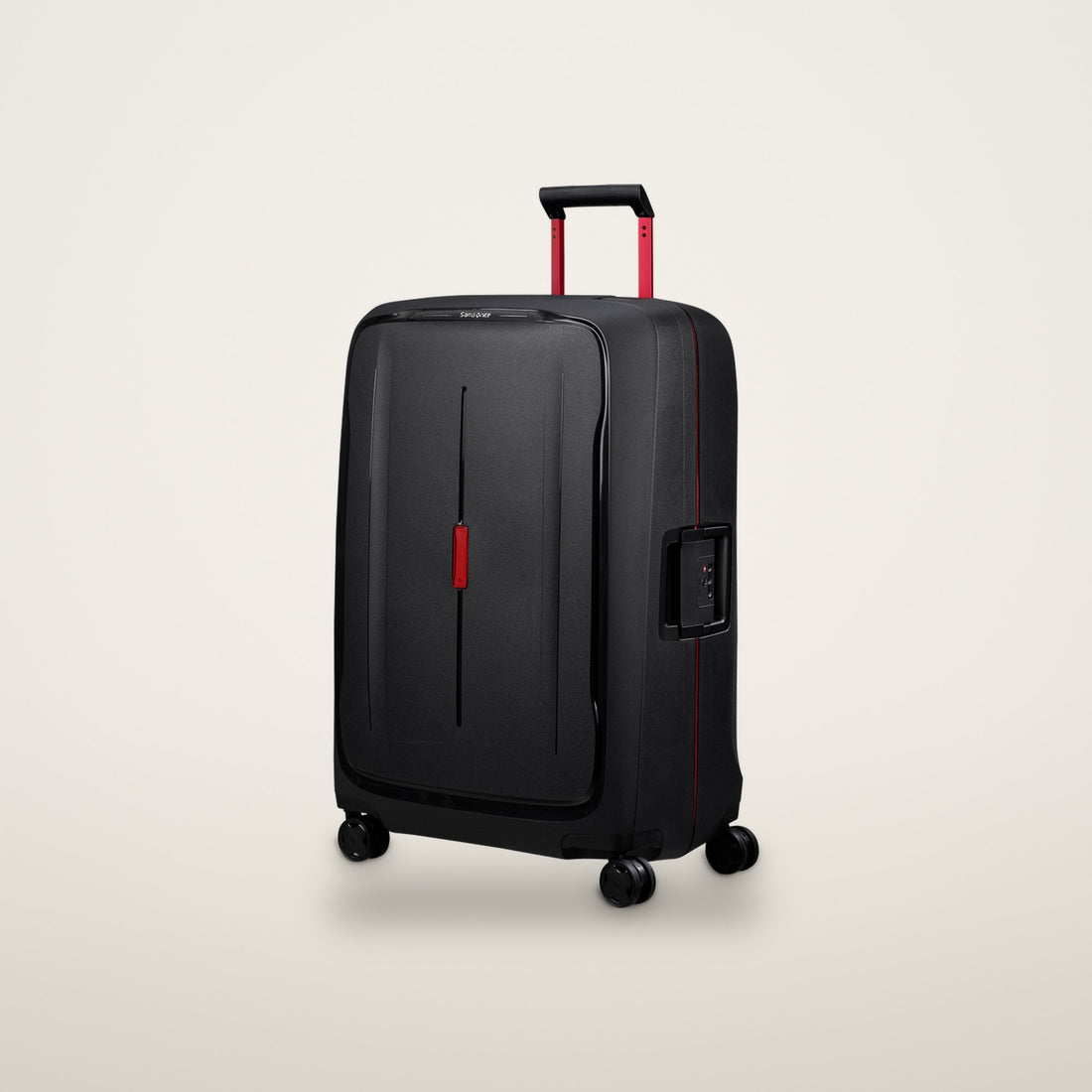 Samsonite Essens 75 cm Charcoal Red - vinkel