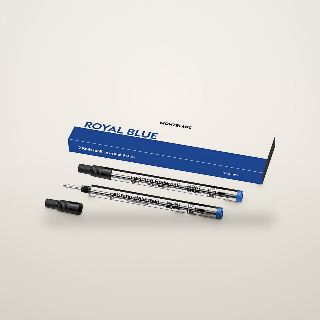 Montblanc 2 Rollerball LeGrand Refills, Medium, Royal Blue