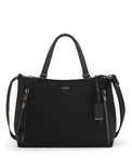 TUMI Voyageur Valetta Medium Tote Black Gunmetal front