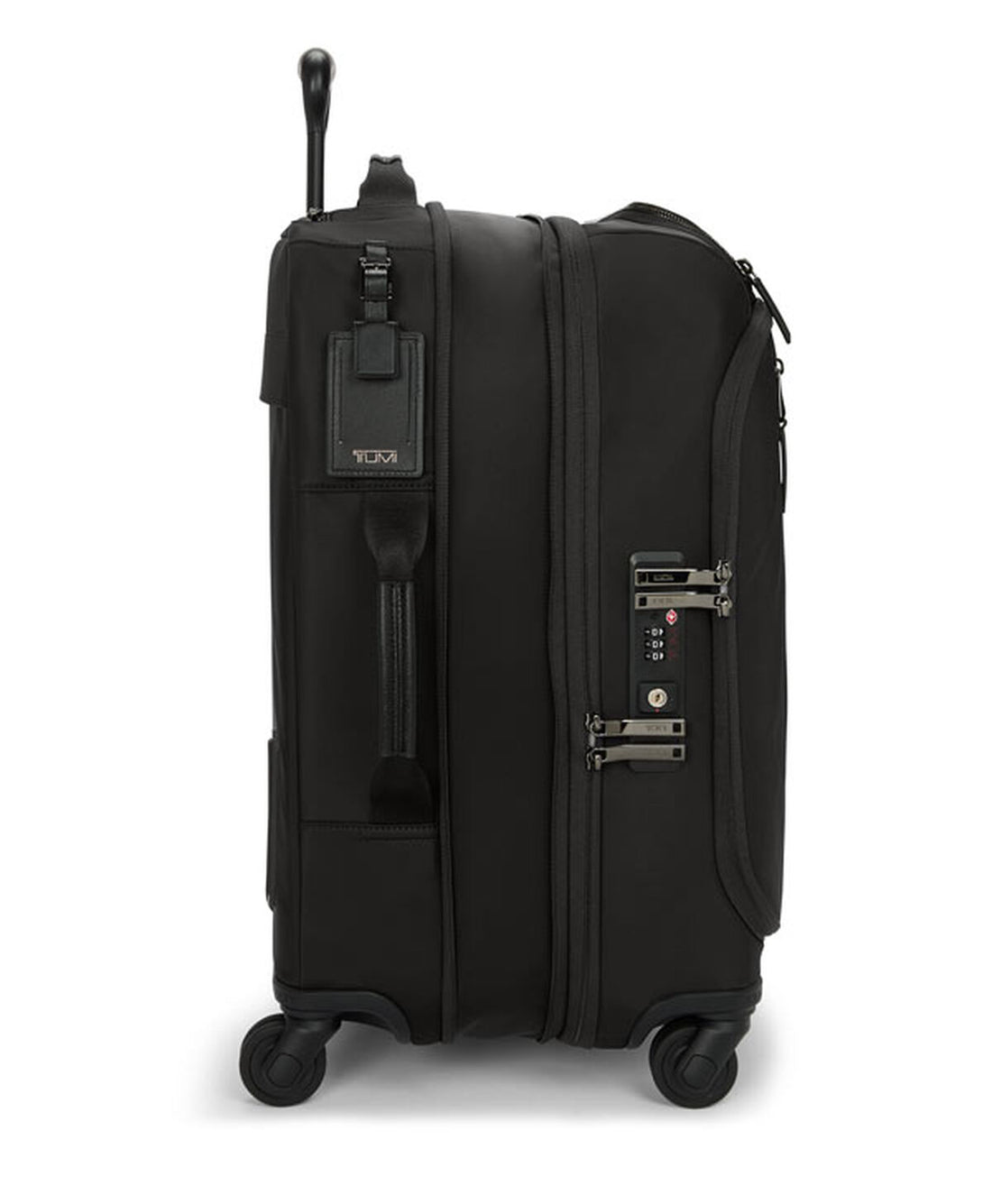 TUMI Voyageur Léger Large Dual Access Expandable Cabin Black/Gunmetal interior