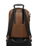 TUMI Harrison Bradner Backpack Cognac Bombe detail view
