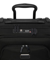 TUMI Alpha Office Expandable Cabin Black open interior
