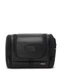 TUMI Alpha Hanging Travel Kit Black Leather front