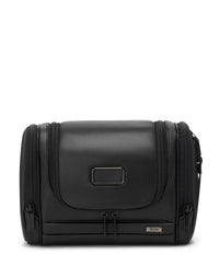 TUMI Alpha Hanging Travel Kit Black Leather front