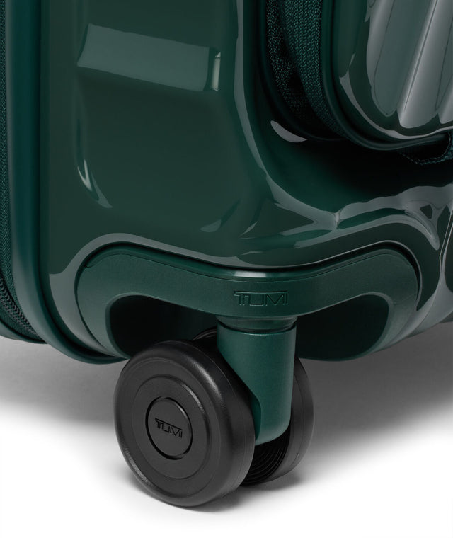 TUMI 19 Degree Front Access Carry-On Deep Pine open interior