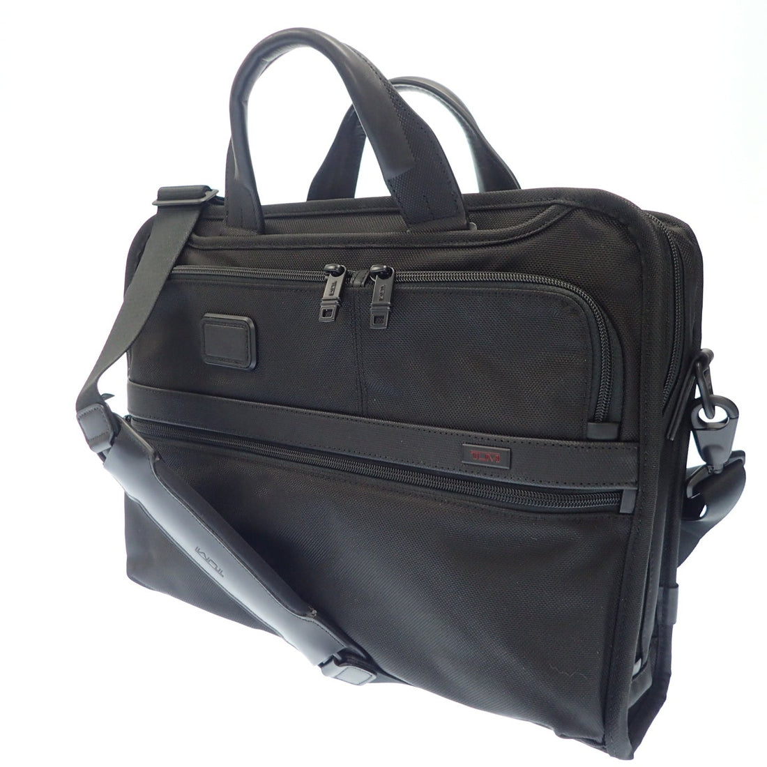 TUMI Alpha 2 Organizer Portfolio Brief 26108D2 sort - vinkel