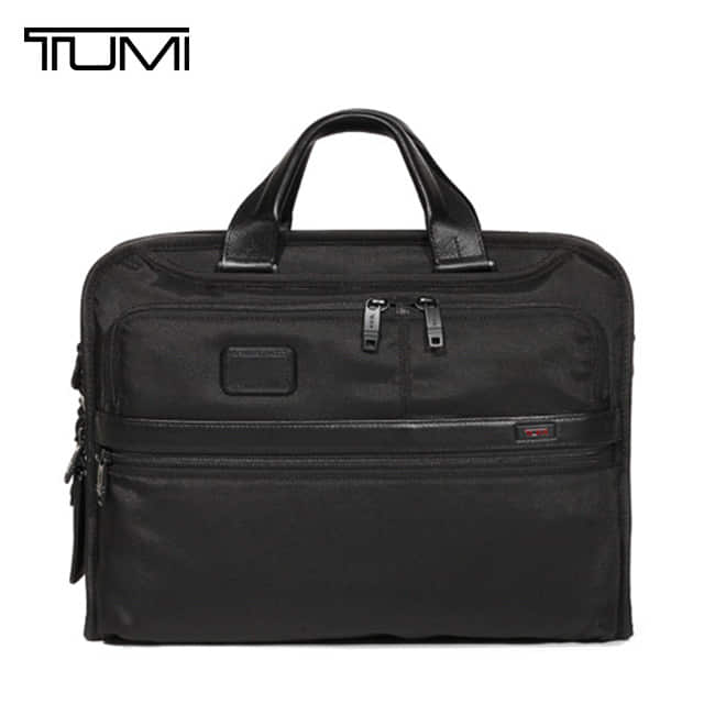 TUMI Alpha 2 Organizer Portfolio Brief 26108D2 sort - front