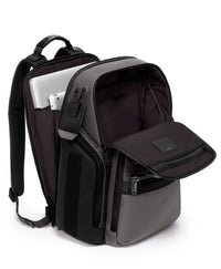 TUMI Alpha Bravo Search Backpack Charcoal open