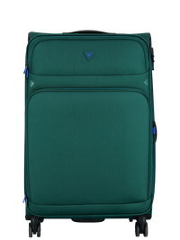 Grøn Verage stor kuffert frontbillede