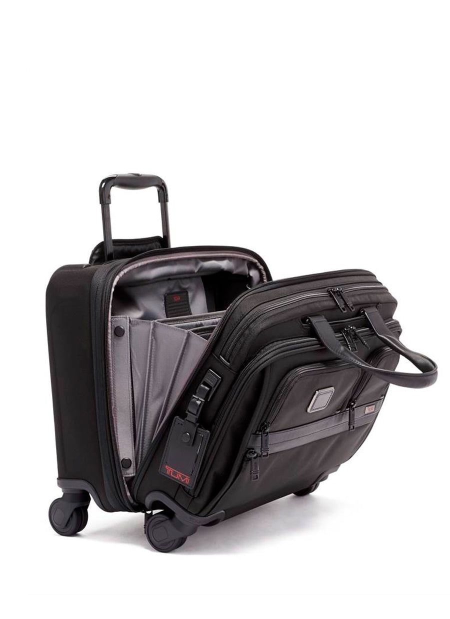Tumi Alpha 3 Deluxe 4 Wheeled Laptop Case Brief