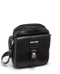 Tumi Alpha Bravo Junior Crossbody Black Leather