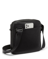 Tumi Alpha Bravo Junior Crossbody Black Leather
