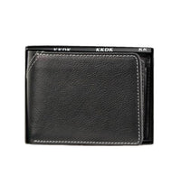 KKDK Black Wallet 2 in 1 with coin compartment