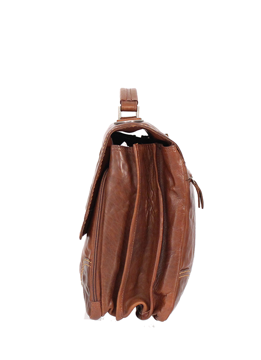 KKDK Briefcase Brun Læder 1 Poc