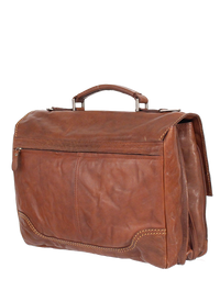 KKDK Briefcase Brun Læder 1 Poc