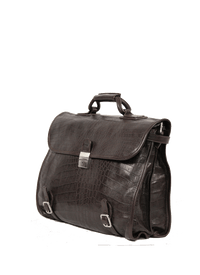 KKDK Briefcase Italian Croco Leather