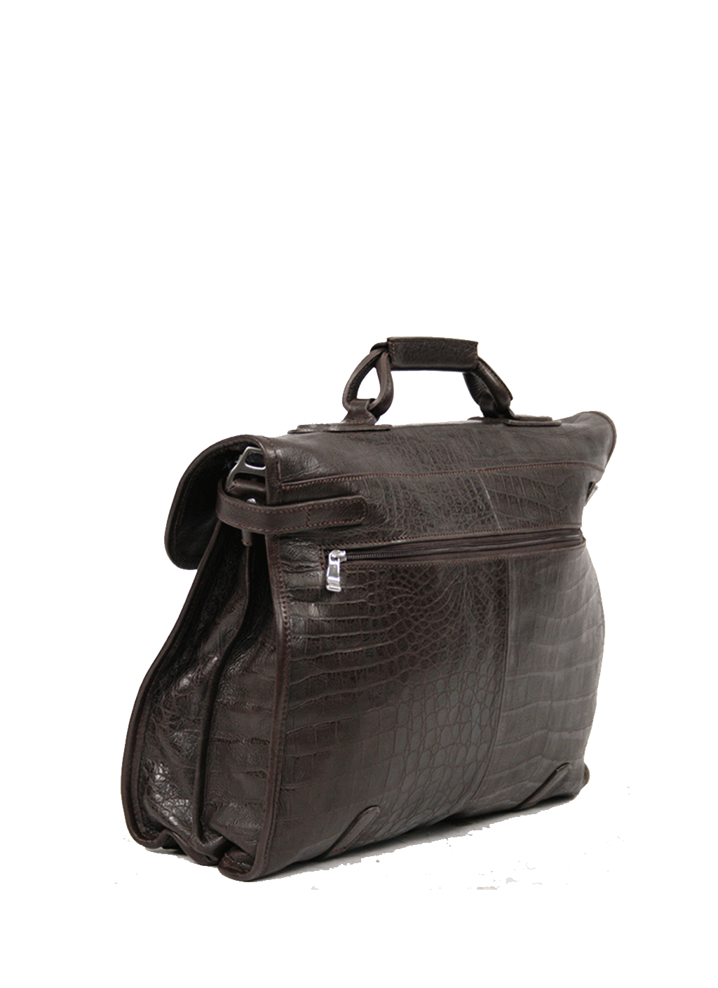 KKDK Briefcase Italian Croco Leather