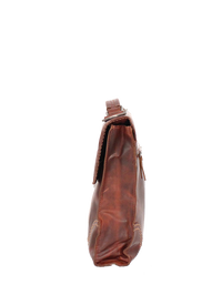 KKDK Lille Computertaske Med Overslag Læder