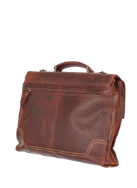 KKDK Lille Computertaske Med Overslag Læder