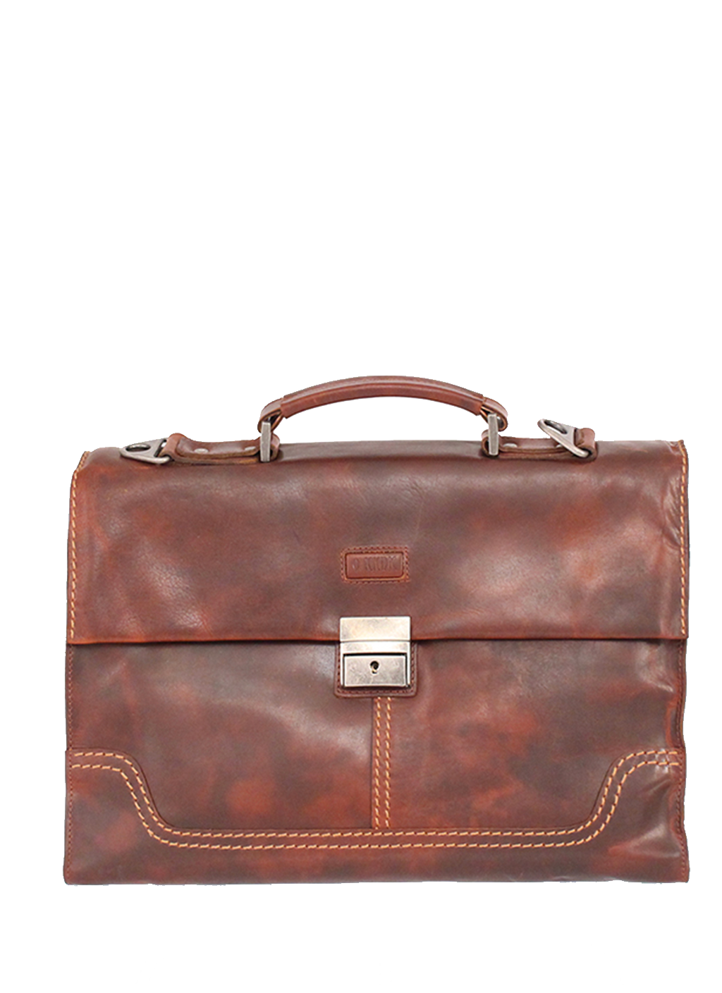 KKDK Lille Computertaske Med Overslag Læder