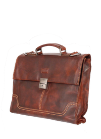 KKDK Lille Computertaske Med Overslag Læder