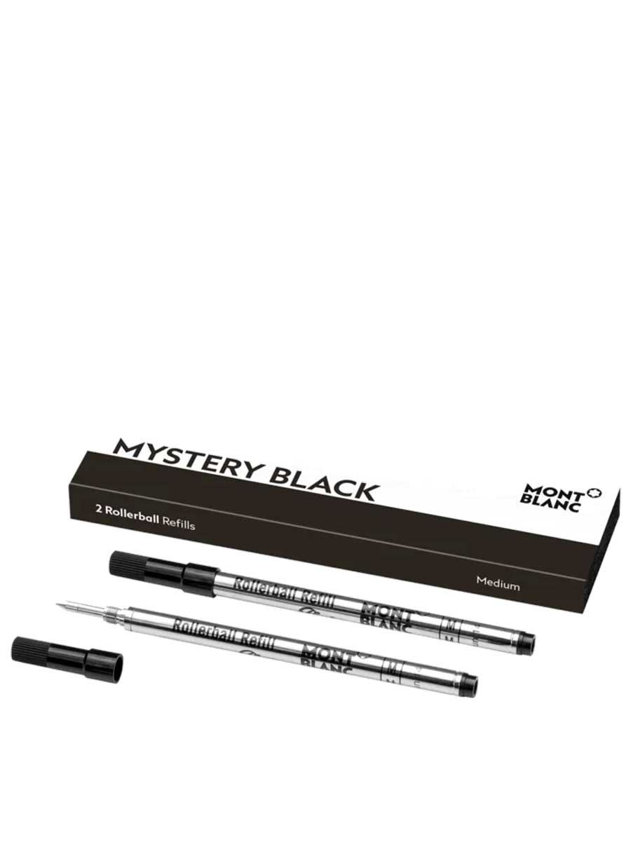Montblanc 2 Rollerball Refills (M) Mystery Black